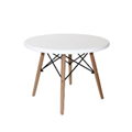 White Black Round Eames Kids Children Table