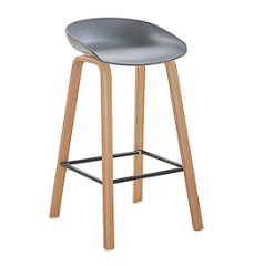 Outdoor Plastic Seat High Bar Stool