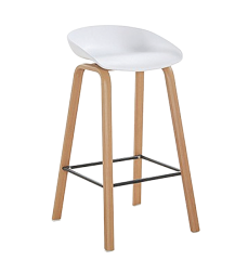 Outdoor Plastic Seat High Bar Stool - Image 3