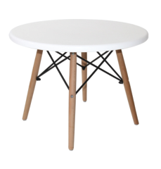 White Black Round Eames Kids Children Table
