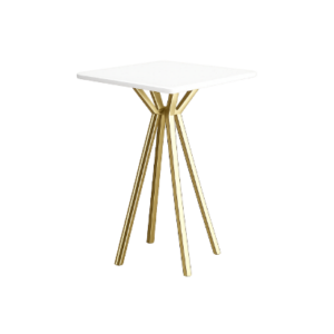 Aster White High Table Color: White