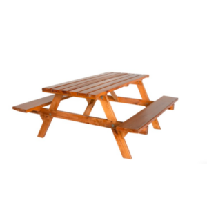 Bratton Picnic Table Color: Brown