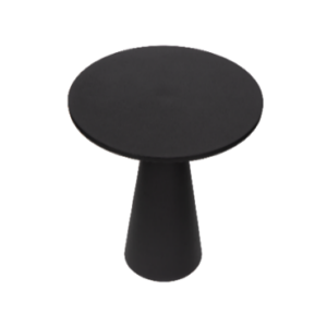 Noir Side Table Color: Black